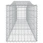 vidaXL Συρματοκιβώτια Τοξωτά 6 τεμ. 400x50x60/80 εκ. Γαλβαν. Ατσάλι