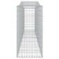 vidaXL Συρματοκιβώτια Τοξωτά 10 τεμ. 400x50x100/120 εκ. Γαλβαν. Ατσάλι