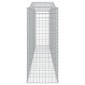 vidaXL Συρματοκιβώτια Τοξωτά 15 τεμ. 400x50x120/140 εκ. Γαλβαν. Ατσάλι