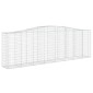 vidaXL Συρματοκιβώτια Τοξωτά 20 τεμ. 400x50x120/140 εκ. Γαλβαν. Ατσάλι