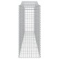 vidaXL Συρματοκιβώτια Τοξωτά 20 τεμ. 400x50x120/140 εκ. Γαλβαν. Ατσάλι