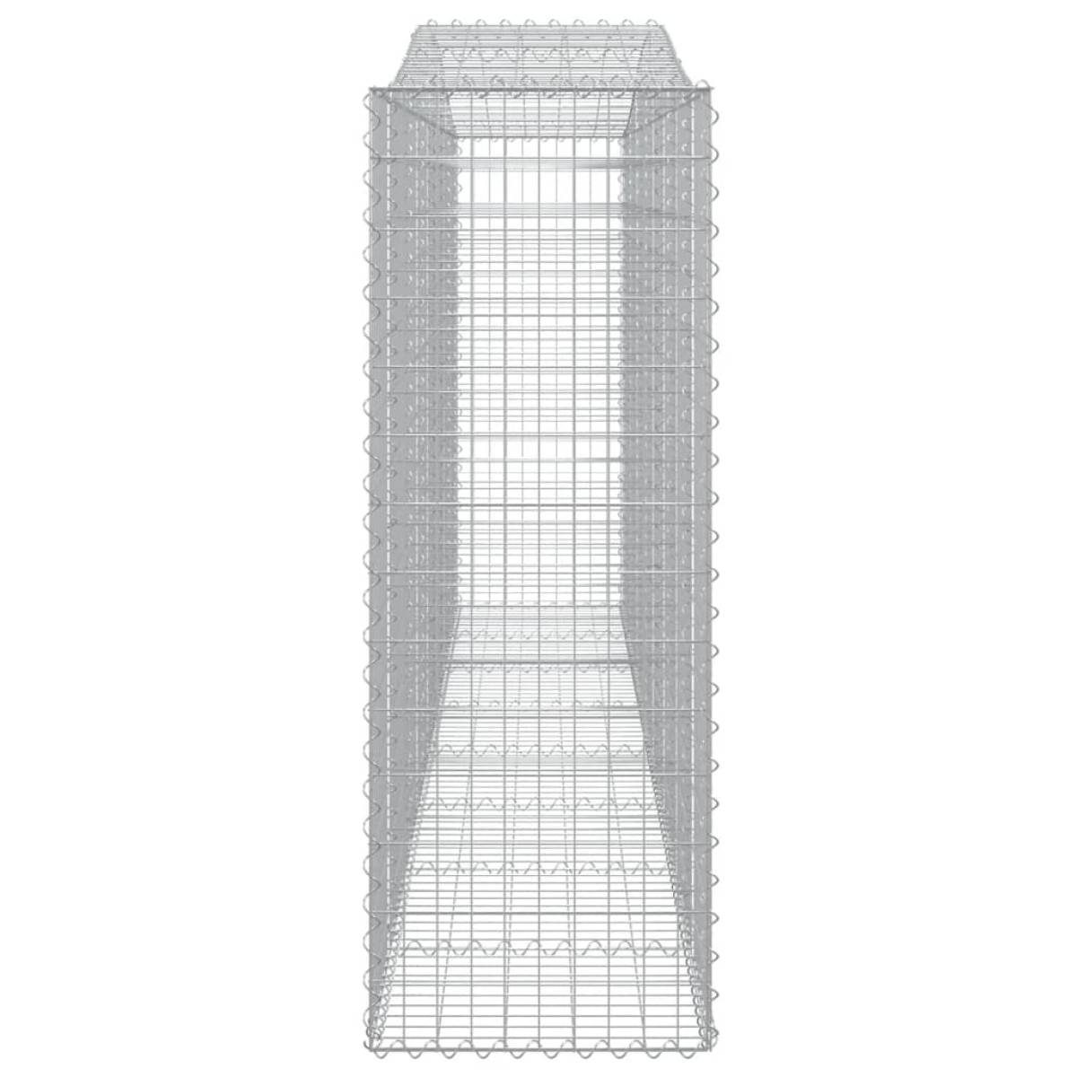 vidaXL Συρματοκιβώτια Τοξωτά 20 τεμ. 400x50x140/160 εκ. Γαλβαν. Ατσάλι