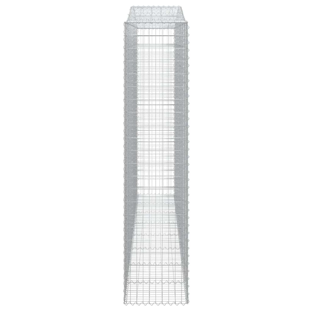 vidaXL Συρματοκιβώτια Τοξωτά 6 τεμ. 400x50x220/240 εκ. Γαλβαν. Ατσάλι