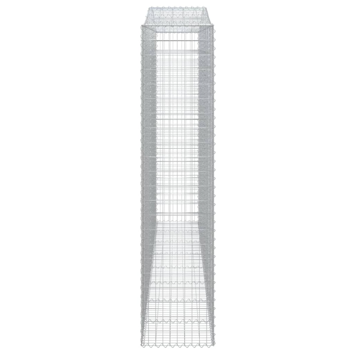 vidaXL Συρματοκιβώτια Τοξωτά 9 τεμ. 400x50x220/240 εκ. Γαλβαν. Σίδερο