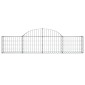 vidaXL Συρματοκιβώτια Τοξωτά 7 τεμ. 200x30x40/60 εκ. Γαλβαν. Ατσάλι