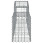 vidaXL Συρματοκιβώτια Τοξωτά 7 τεμ. 200x30x40/60 εκ. Γαλβαν. Ατσάλι