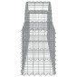 vidaXL Συρματοκιβώτια Τοξωτά 11 τεμ. 200x30x40/60 εκ. Γαλβαν. Ατσάλι