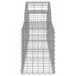 vidaXL Συρματοκιβώτια Τοξωτά 12 τεμ. 200x30x40/60 εκ. Γαλβαν. Ατσάλι