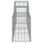 vidaXL Συρματοκιβώτια Τοξωτά 15 τεμ. 200x30x40/60 εκ. Γαλβαν. Ατσάλι