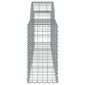 vidaXL Συρματοκιβώτια Τοξωτά 20 τεμ. 200x30x60/80 εκ. Γαλβαν. Ατσάλι