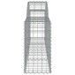 vidaXL Συρματοκιβώτια Τοξωτά 50 τεμ. 200x30x60/80 εκ. Γαλβαν. Ατσάλι