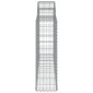 vidaXL Συρματοκιβώτια Τοξωτά 7 τεμ. 200x30x100/120 εκ. Γαλβαν. Ατσάλι