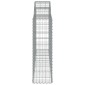 vidaXL Συρματοκιβώτια Τοξωτά 20 τεμ. 200x30x100/120 εκ. Γαλβαν. Ατσάλι
