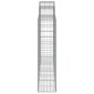 vidaXL Συρματοκιβώτια Τοξωτά 20 τεμ. 200x30x120/140 εκ. Γαλβαν. Ατσάλι