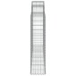 vidaXL Συρματοκιβώτια Τοξωτά 25 τεμ. 200x30x120/140 εκ. Γαλβαν. Ατσάλι