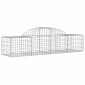 vidaXL Συρματοκιβώτια Τοξωτά 5 τεμ. 200x50x40/60 εκ. Γαλβαν. Ατσάλι