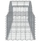 vidaXL Συρματοκιβώτια Τοξωτά 18 τεμ. 200x50x40/60 εκ. Γαλβαν. Ατσάλι