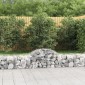 vidaXL Συρματοκιβώτια Τοξωτά 25 τεμ. 200x50x40/60 εκ. Γαλβαν. Ατσάλι