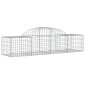 vidaXL Συρματοκιβώτια Τοξωτά 30 τεμ. 200x50x40/60 εκ. Γαλβαν. Ατσάλι