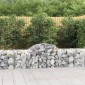 vidaXL Συρματοκιβώτια Τοξωτά 4 τεμ. 200x50x60/80 εκ. Γαλβαν. Ατσάλι
