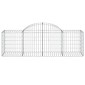 vidaXL Συρματοκιβώτια Τοξωτά 25 τεμ. 200x50x60/80 εκ. Γαλβαν. Ατσάλι