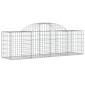 vidaXL Συρματοκιβώτια Τοξωτά 40 τεμ. 200x50x60/80 εκ. Γαλβαν. Ατσάλι