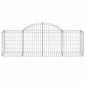 vidaXL Συρματοκιβώτια Τοξωτά 40 τεμ. 200x50x60/80 εκ. Γαλβαν. Ατσάλι