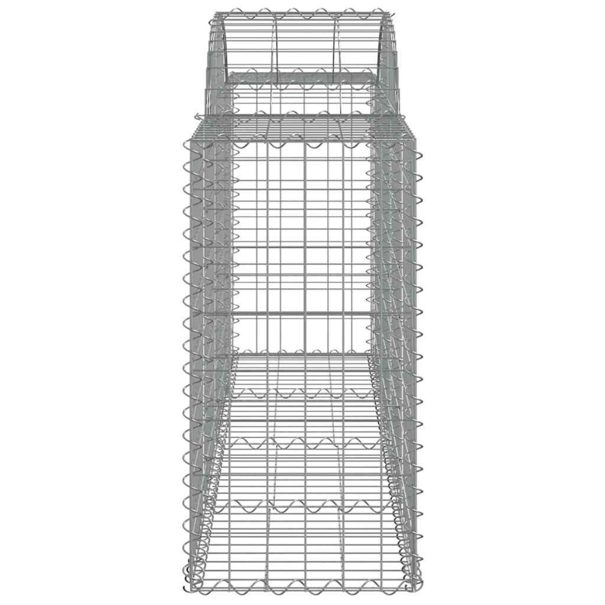 vidaXL Συρματοκιβώτια Τοξωτά 20 τεμ. 200x50x80/100 εκ. Γαλβαν. Ατσάλι
