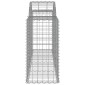 vidaXL Συρματοκιβώτια Τοξωτά 20 τεμ. 200x50x80/100 εκ. Γαλβαν. Ατσάλι