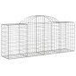 vidaXL Συρματοκιβώτια Τοξωτά 25 τεμ. 200x50x80/100 εκ. Γαλβαν. Ατσάλι
