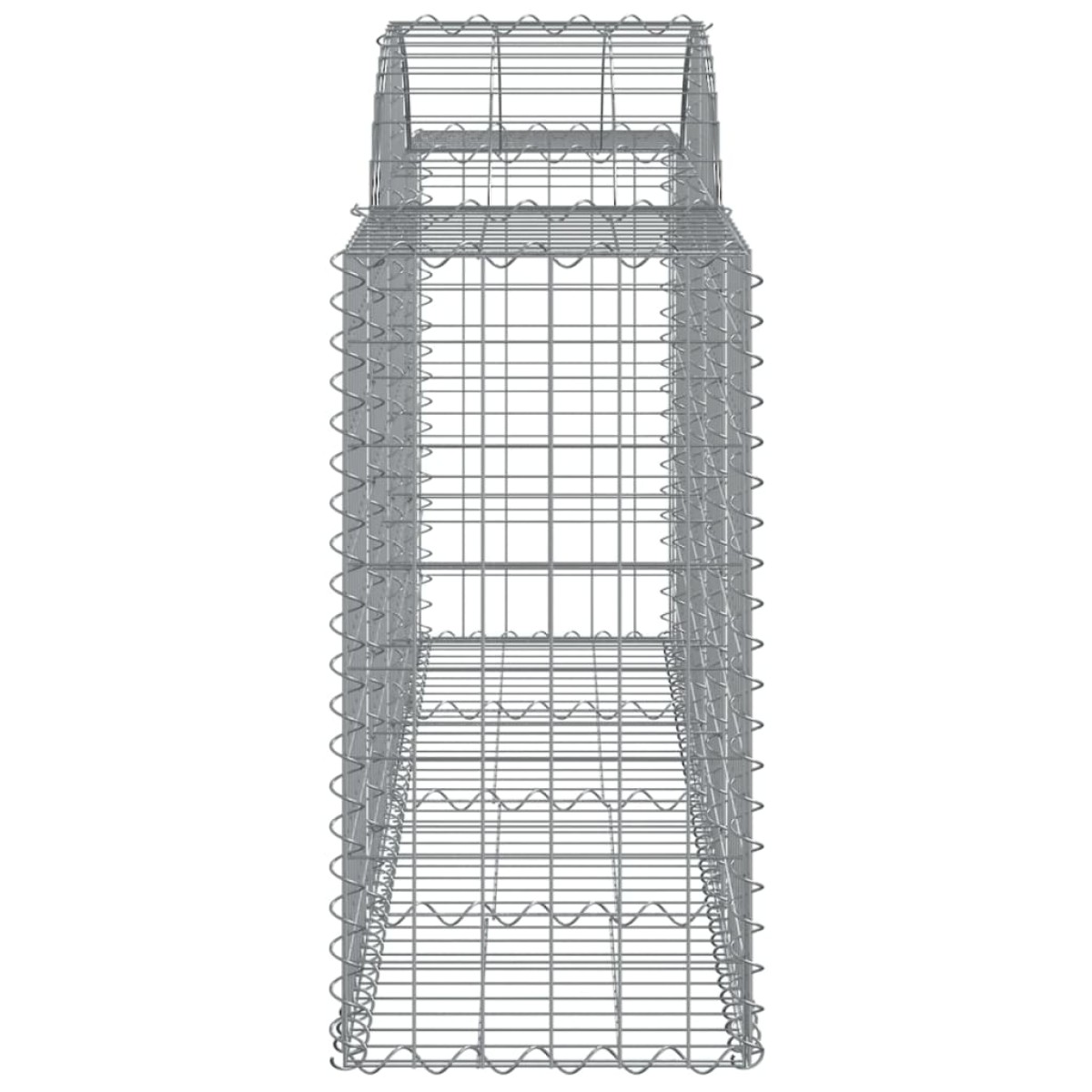 vidaXL Συρματοκιβώτια Τοξωτά 40 τεμ. 200x50x80/100 εκ. Γαλβαν. Ατσάλι