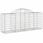 vidaXL Συρματοκιβώτια Τοξωτά 50 τεμ. 200x50x80/100 εκ. Γαλβαν. Ατσάλι