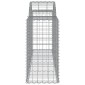 vidaXL Συρματοκιβώτια Τοξωτά 50 τεμ. 200x50x80/100 εκ. Γαλβαν. Ατσάλι