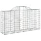 vidaXL Συρματοκιβώτια Τοξωτά 6 τεμ. 200x50x100/120 εκ. Γαλβαν. Ατσάλι