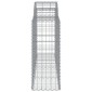 vidaXL Συρματοκιβώτια Τοξωτά 13 τεμ. 200x50x100/120 εκ. Γαλβαν. Ατσάλι