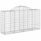vidaXL Συρματοκιβώτια Τοξωτά 40 τεμ. 200x50x100/120 εκ. Γαλβαν. Ατσάλι
