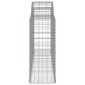 vidaXL Συρματοκιβώτια Τοξωτά 50 τεμ. 200x50x100/120 εκ. Γαλβαν. Ατσάλι