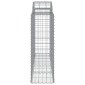 vidaXL Συρματοκιβώτια Τοξωτά 18 τεμ. 200x50x120/140 εκ. Γαλβαν. Ατσάλι