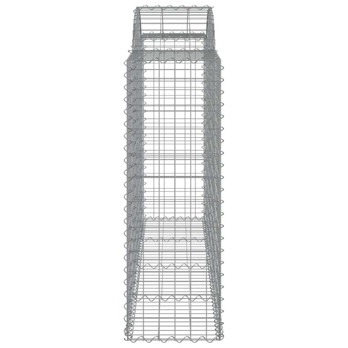 vidaXL Συρματοκιβώτια Τοξωτά 25 τεμ. 200x50x120/140 εκ. Γαλβαν. Ατσάλι