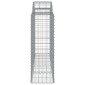 vidaXL Συρματοκιβώτια Τοξωτά 25 τεμ. 200x50x120/140 εκ. Γαλβαν. Ατσάλι