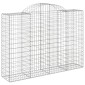 vidaXL Συρματοκιβώτια Τοξωτά 13 τεμ. 200x50x140/160 εκ. Γαλβαν. Ατσάλι
