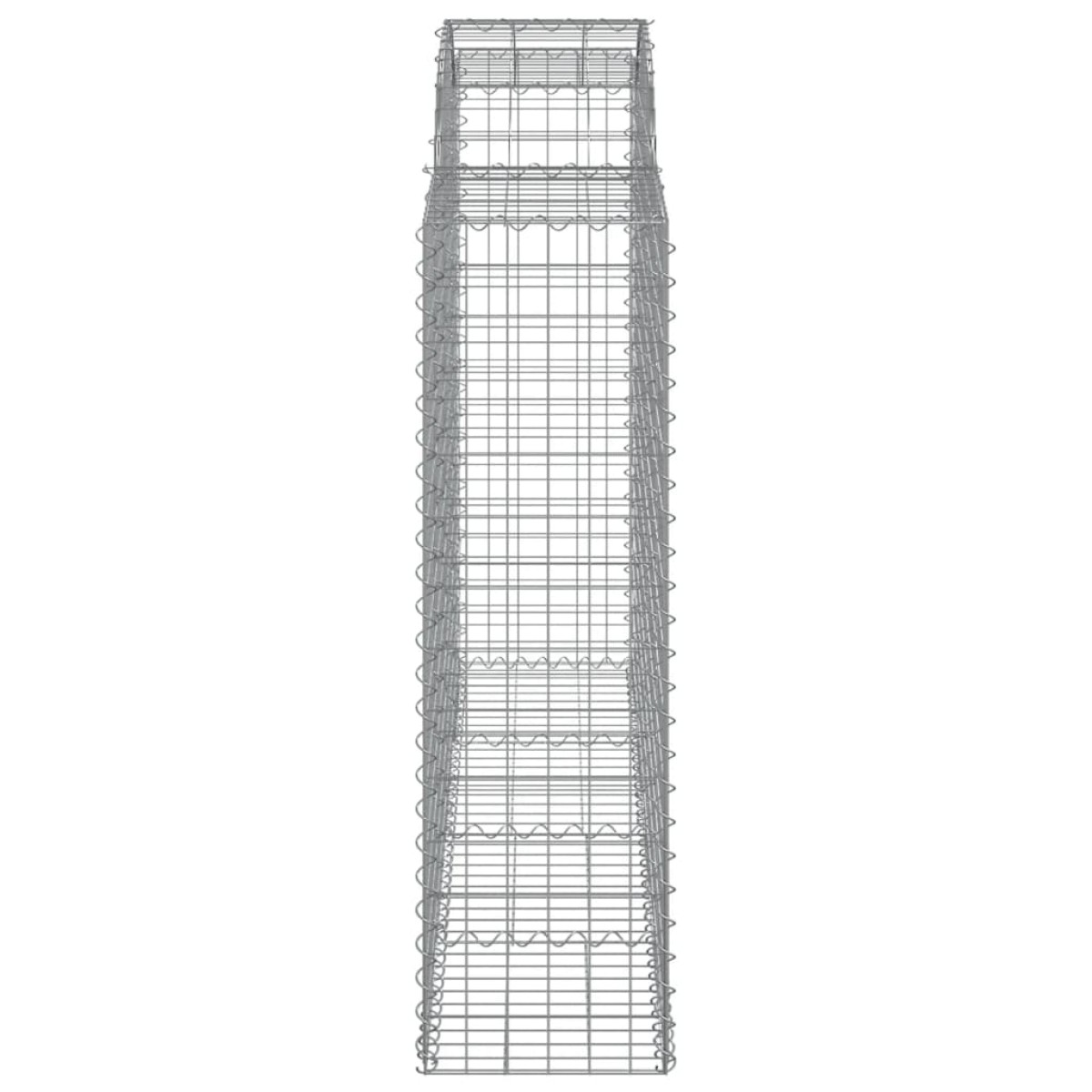 vidaXL Συρματοκιβώτια Τοξωτά 13 τεμ. 200x50x140/160 εκ. Γαλβαν. Ατσάλι