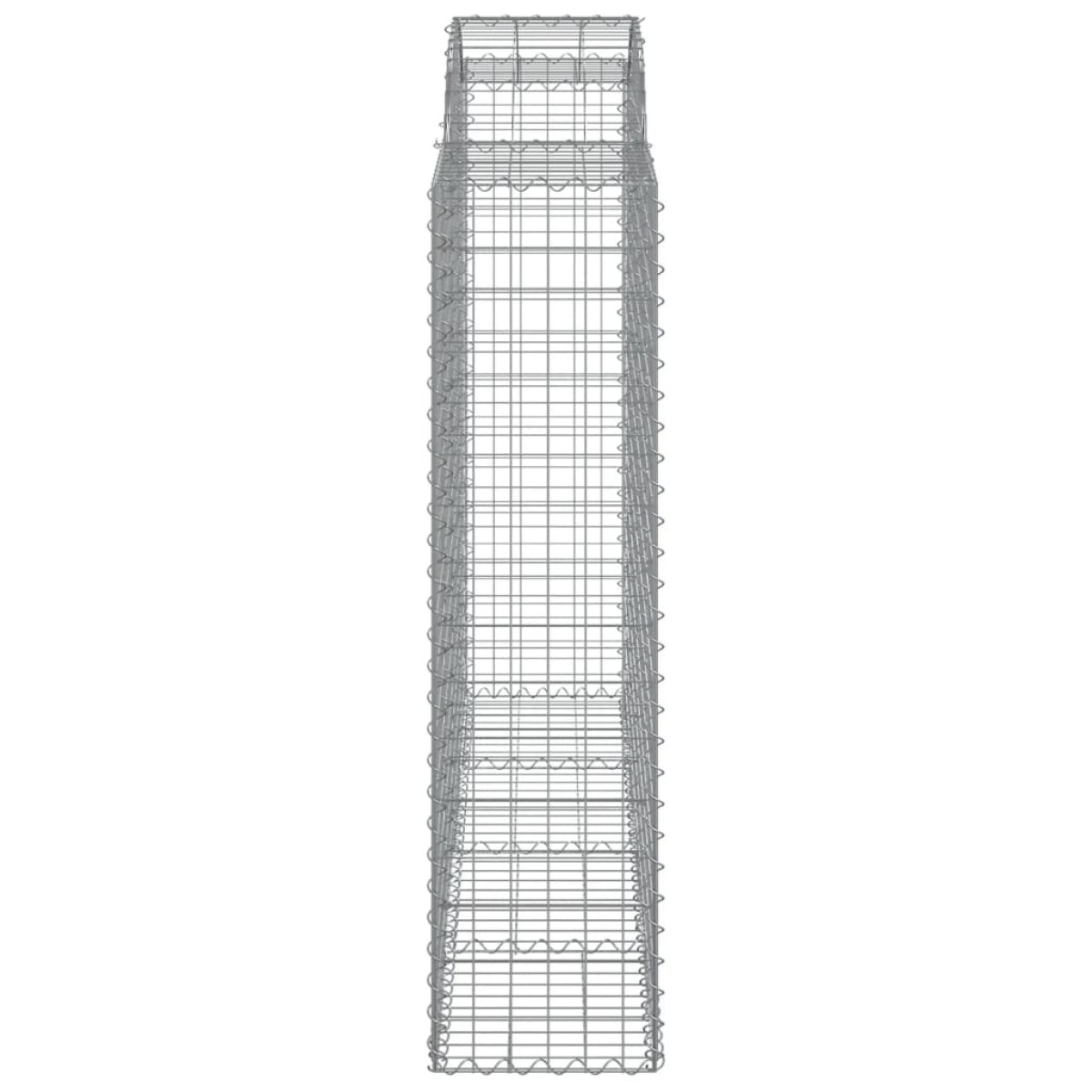vidaXL Συρματοκιβώτια Τοξωτά 6 τεμ. 200x50x160/180 εκ. Γαλβαν. Ατσάλι