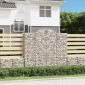 vidaXL Συρματοκιβώτια Τοξωτά 11 τεμ. 200x50x180/200 εκ. Γαλβαν. Ατσάλι