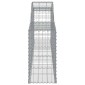 vidaXL Συρματοκιβώτια Τοξωτά 5 τεμ. 300x30x60/80 εκ. Γαλβαν. Ατσάλι