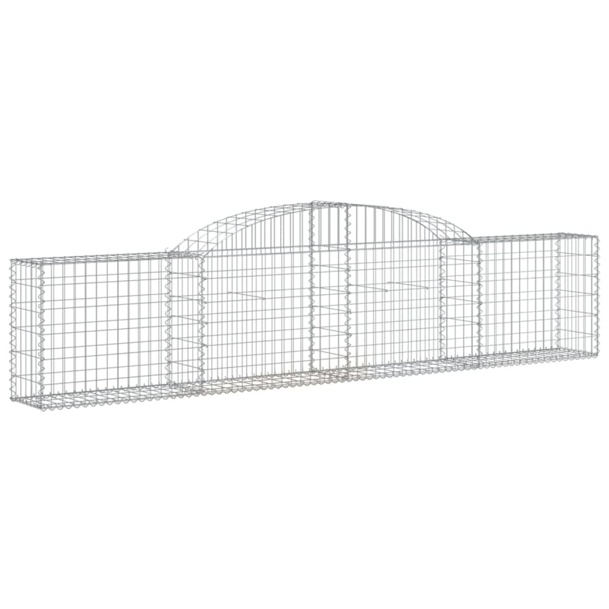 vidaXL Συρματοκιβώτια Τοξωτά 30 τεμ. 300x30x60/80 εκ. Γαλβαν. Ατσάλι