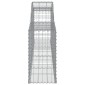 vidaXL Συρματοκιβώτια Τοξωτά 30 τεμ. 300x30x60/80 εκ. Γαλβαν. Ατσάλι