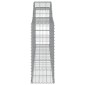 vidaXL Συρματοκιβώτια Τοξωτά 11 τεμ. 300x30x80/100 εκ. Γαλβαν. Ατσάλι