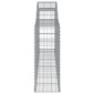 vidaXL Συρματοκιβώτια Τοξωτά 13 τεμ. 300x30x80/100 εκ. Γαλβαν. Ατσάλι