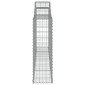 vidaXL Συρματοκιβώτια Τοξωτά 20 τεμ. 300x30x100/120 εκ. Γαλβαν. Ατσάλι